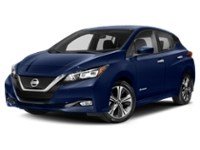 2018 Nissan LEAF SL Hatchback Deep Blue Pearl  Shot 4