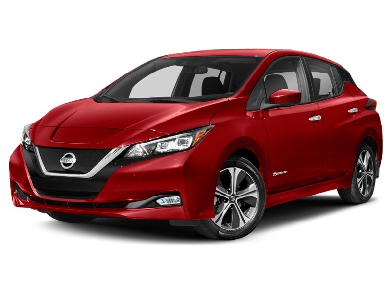 2018 Nissan LEAF SL Hatchback Scarlet Ember  Shot 1
