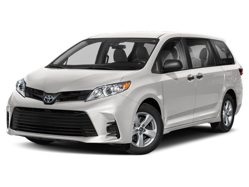 2020 Toyota Sienna LE 8-Passenger FWD Super White  Shot 5