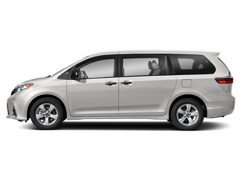 2020 Toyota Sienna LE 8-Passenger FWD Super White  Shot 3