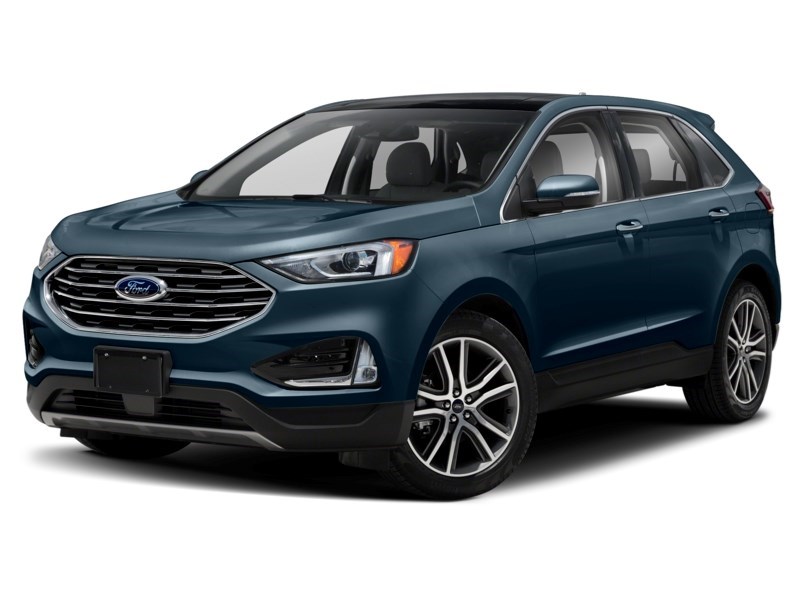 2019 Ford Edge Titanium AWD Blue Metallic  Shot 19