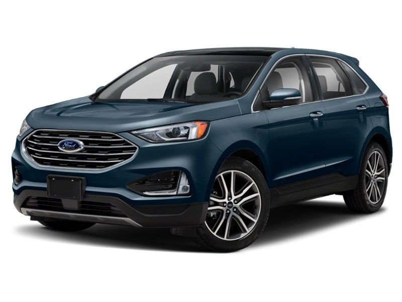 2019 Ford Edge Titanium AWD Blue Metallic  Shot 19