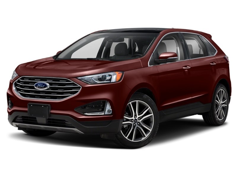2019 Ford Edge Titanium AWD Burgundy Velvet Metallic Tinted Clearcoat  Shot 31