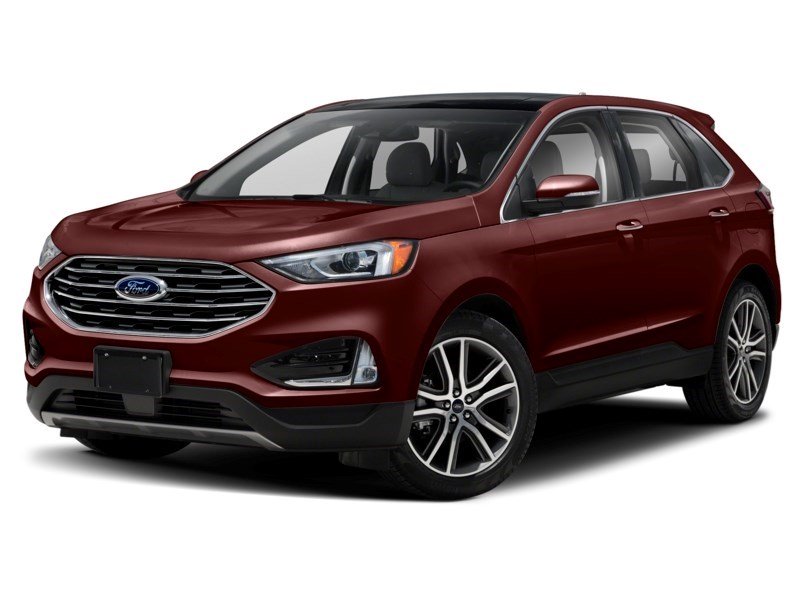 2019 Ford Edge Titanium AWD Burgundy Velvet Metallic Tinted Clearcoat  Shot 34