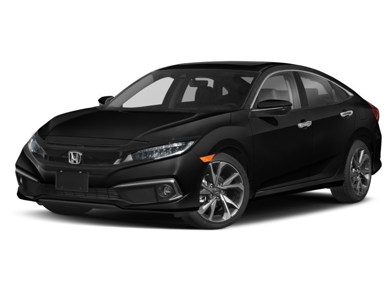 2021 Honda Civic Touring CVT Crystal Black Pearl  Shot 4