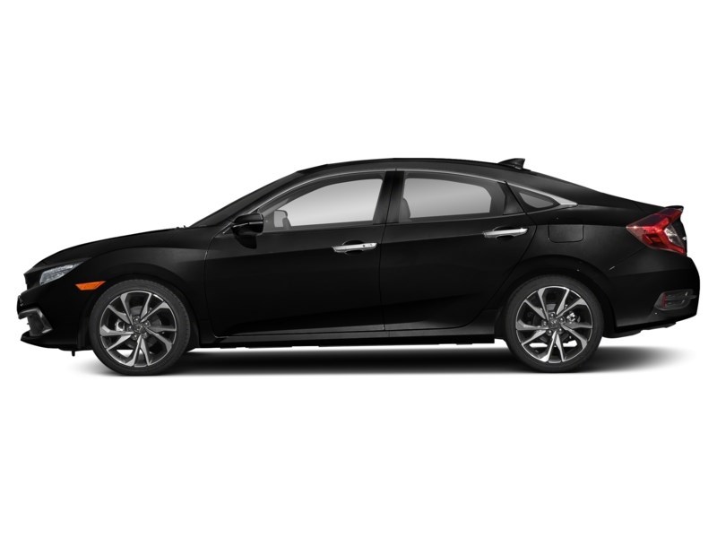 2021 Honda Civic Touring CVT Crystal Black Pearl  Shot 3