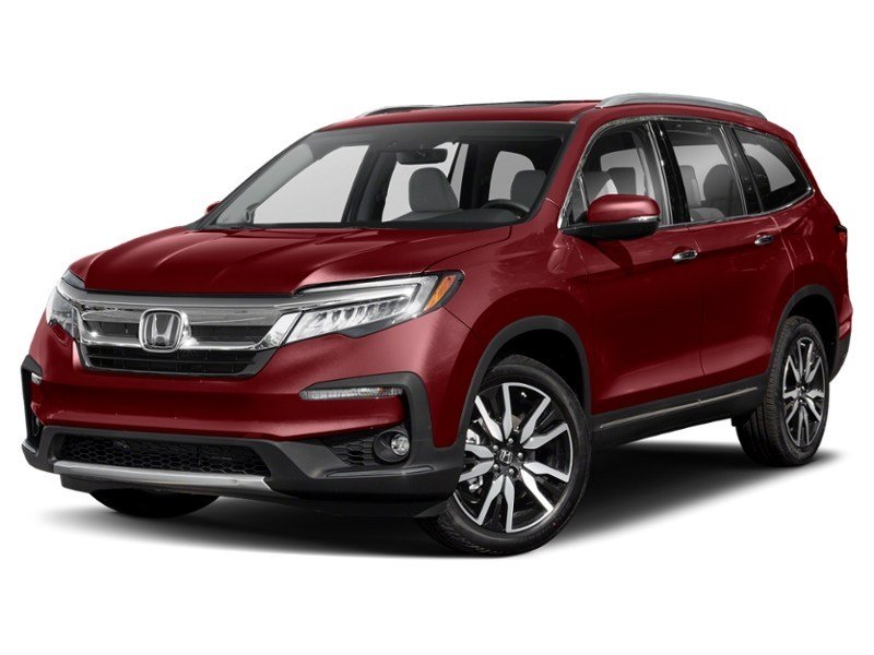 2019 Honda Pilot Touring 8-Passenger AWD Deep Scarlet Pearl  Shot 4