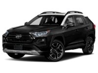 2019 Toyota RAV4 AWD Trail Midnight Black Metallic w/White Roof  Shot 22