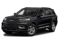 2022 Ford Explorer XLT 4WD Agate Black Metallic  Shot 4
