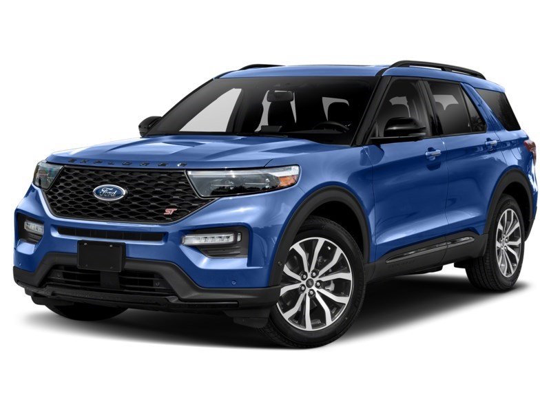 2020 Ford Explorer ST | 4WD | 3.0L | ROOF | PREM TECH | STREET PK Atlas Blue Metallic  Shot 1
