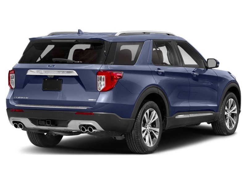 2021 Ford Explorer Platinum 4WD Infinite Blue Metallic Tinted Clearcoat  Shot 2