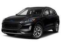 2021 Ford Escape Titanium Hybrid AWD Agate Black Metallic  Shot 4