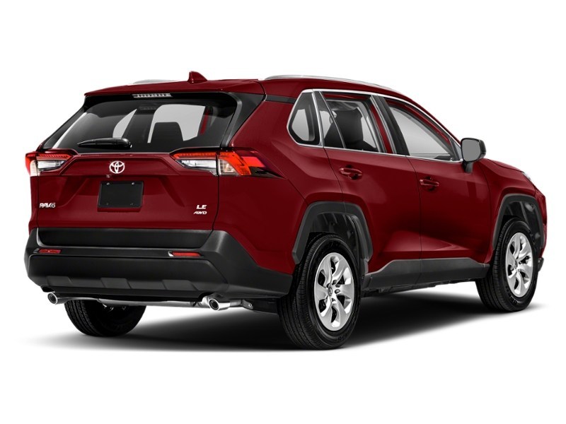 2020 Toyota RAV4 LE AWD Ruby Flare Pearl  Shot 2