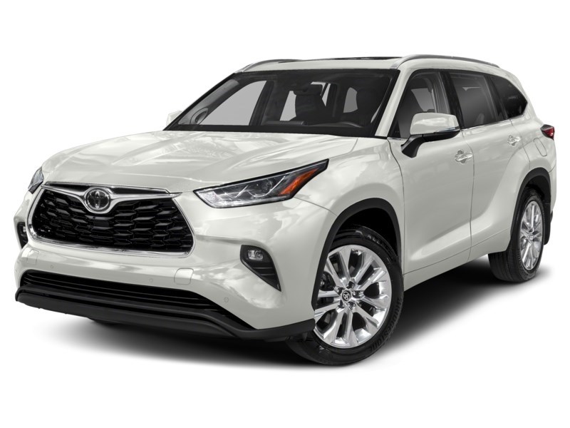 2021 Toyota Highlander Limited AWD Blizzard Pearl  Shot 4