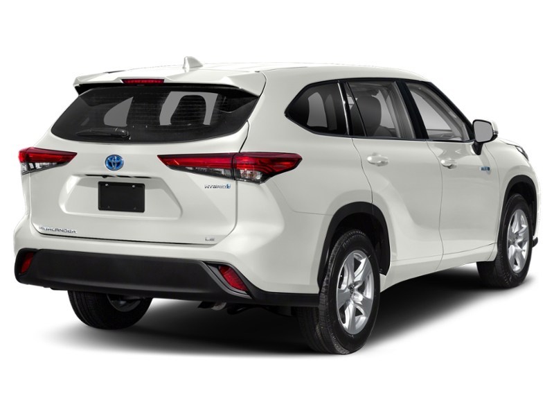 2021 Toyota Highlander Hybrid Hybrid XLE AWD Blizzard Pearl  Shot 6