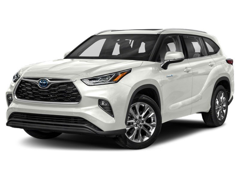 2021 Toyota Highlander Hybrid Hybrid Limited AWD Blizzard Pearl  Shot 1