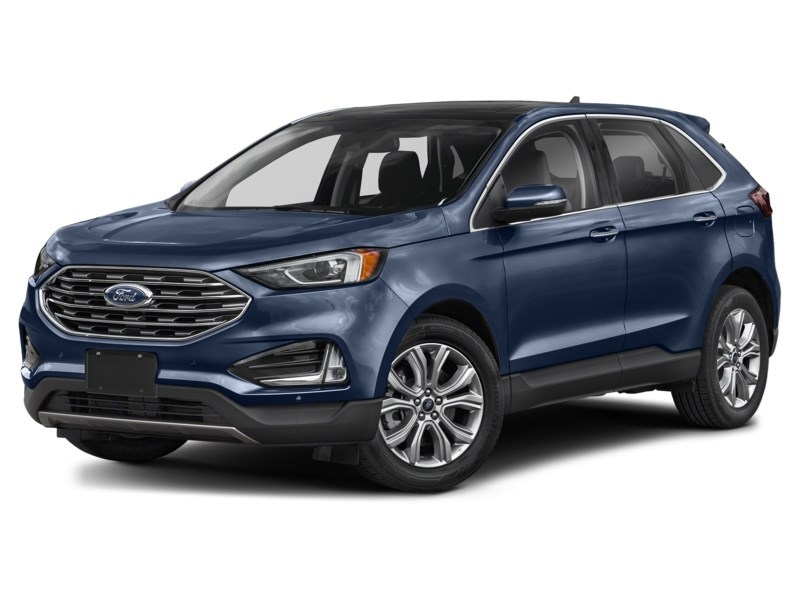 2022 Ford Edge Titanium AWD Stone Blue Metallic  Shot 22