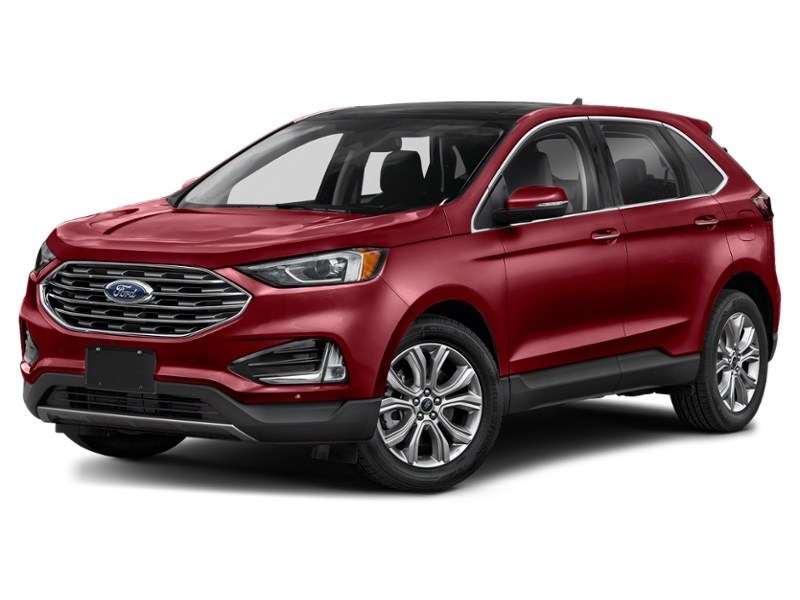2022 Ford Edge Titanium AWD Rapid Red Metallic Tinted Clearcoat  Shot 4