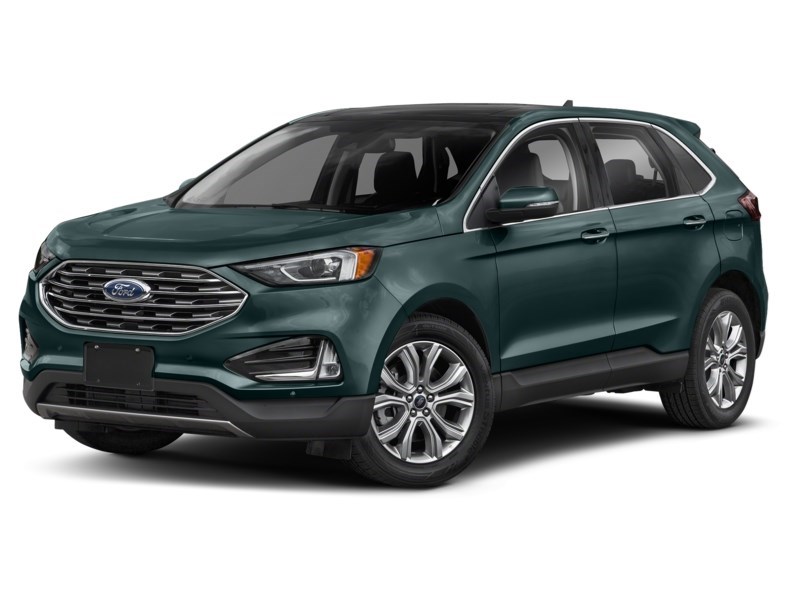 2022 Ford Edge Titanium AWD Forged Green Metallic  Shot 34