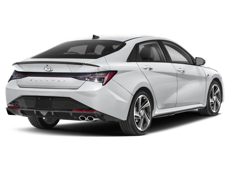 2021 Hyundai Elantra N Line DCT Polar White  Shot 2