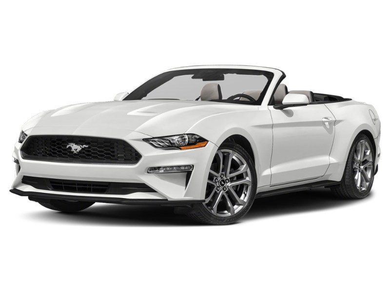 2022 Ford Mustang EcoBoost Convertible Oxford White  Shot 1