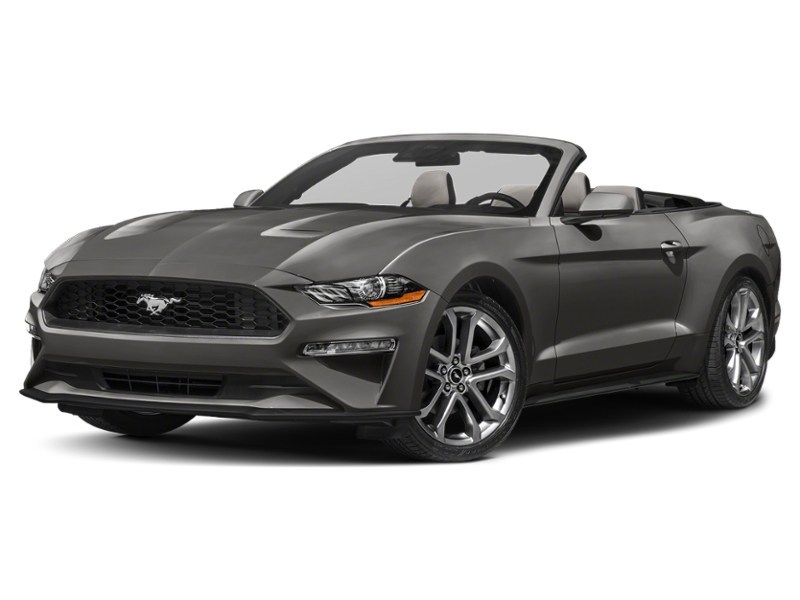 2022 Ford Mustang EcoBoost Convertible Carbonized Grey Metallic  Shot 44