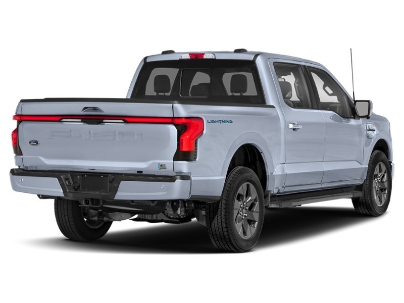 2022 Ford F-150 Lightning LARIAT 4WD SuperCrew 5.5' Box Iced Blue Silver Metallic  Shot 6