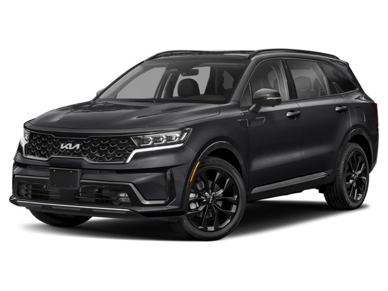 2022 Kia Sorento SX AWD w/Black Leather Ebony Black  Shot 4