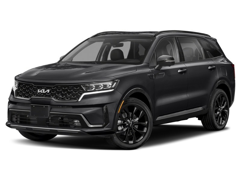 2022 Kia Sorento SX AWD w/Black Leather Ebony Black  Shot 1