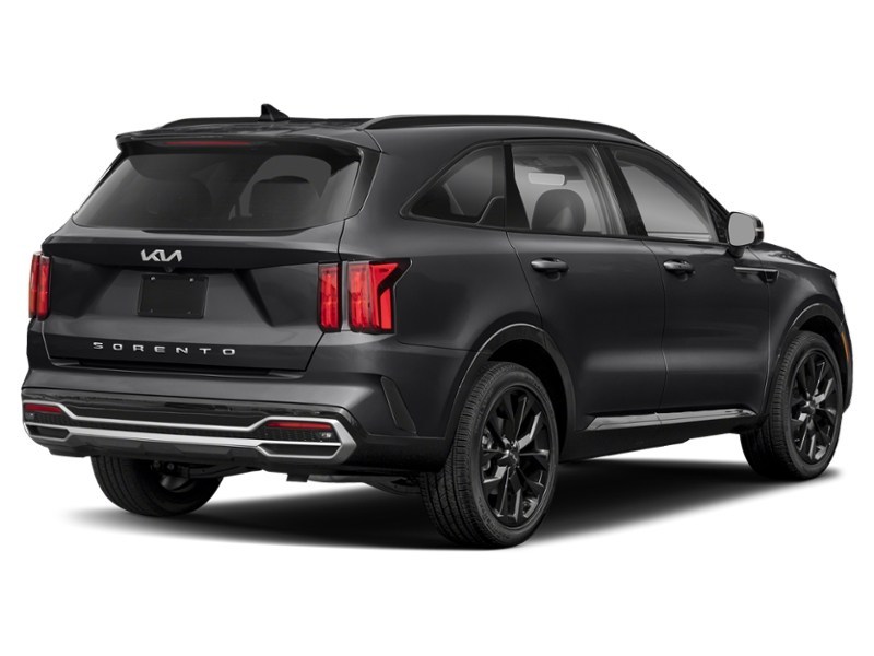 2022 Kia Sorento SX AWD w/Black Leather Ebony Black  Shot 2