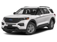 2023 Ford Explorer XLT 4WD Star White Metallic Tri-Coat  Shot 1