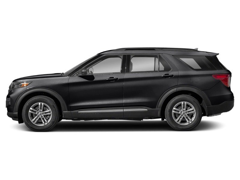 2023 Ford Explorer XLT 4WD Agate Black Metallic  Shot 3