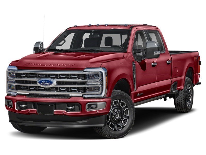 2024 Ford Super Duty F-350 DRW Platinum 4WD Crew Cab 8' Box Rapid Red Metallic Tinted Clearcoat  Shot 7
