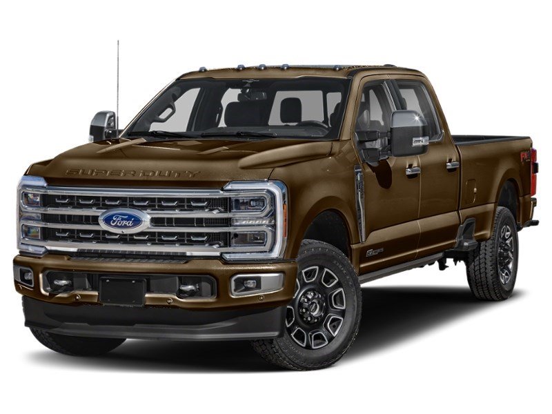 2024 Ford Super Duty F-350 DRW Platinum 4WD Crew Cab 8' Box Darkened Bronze Metallic  Shot 25