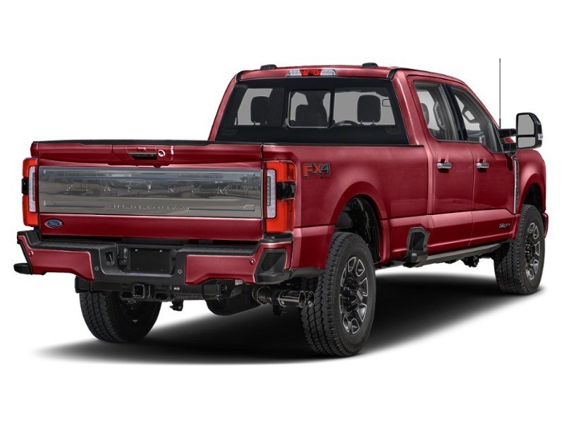 2024 Ford Super Duty F-350 DRW Platinum 4WD Crew Cab 8' Box Rapid Red Metallic Tinted Clearcoat  Shot 12