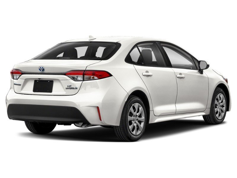 2023 Toyota Corolla Hybrid Hybrid LE CVT AWD White  Shot 2