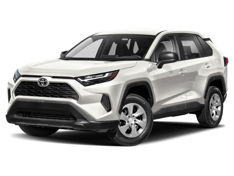 2023 Toyota RAV4 LE AWD White  Shot 4