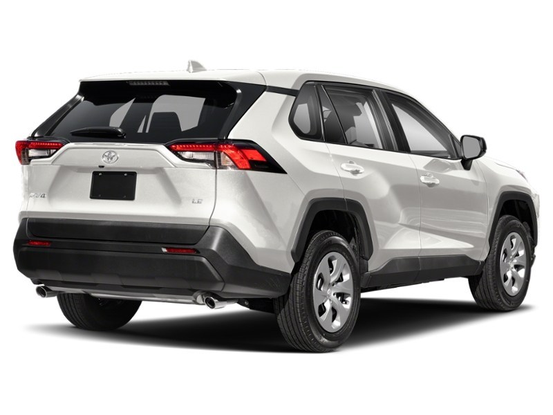 2025 Toyota RAV4 LE AWD White  Shot 6