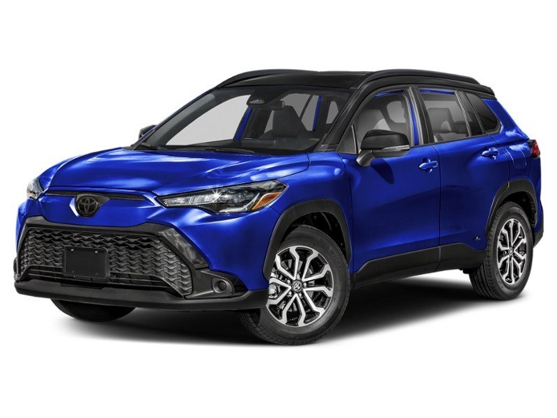 2024 Toyota Corolla Cross Hybrid Hybrid SE AWD Blue Crush Metallic w/Black Roof  Shot 19