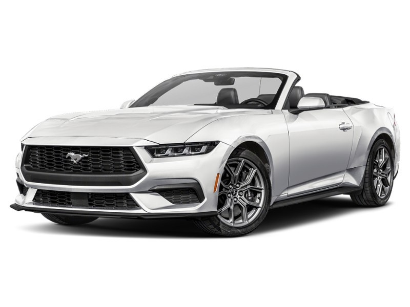 2026 Ford Mustang EcoBoost Convertible Oxford White  Shot 1