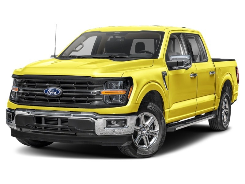 2025 Ford F-150 XLT 4WD SuperCrew 5.5' Box Yellow  Shot 2