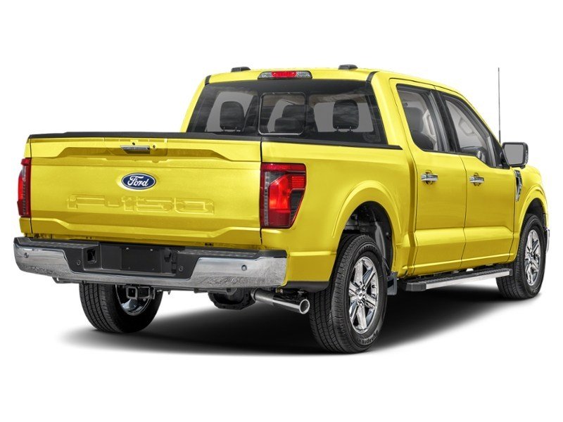2025 Ford F-150 XLT 4WD SuperCrew 5.5' Box Yellow  Shot 3