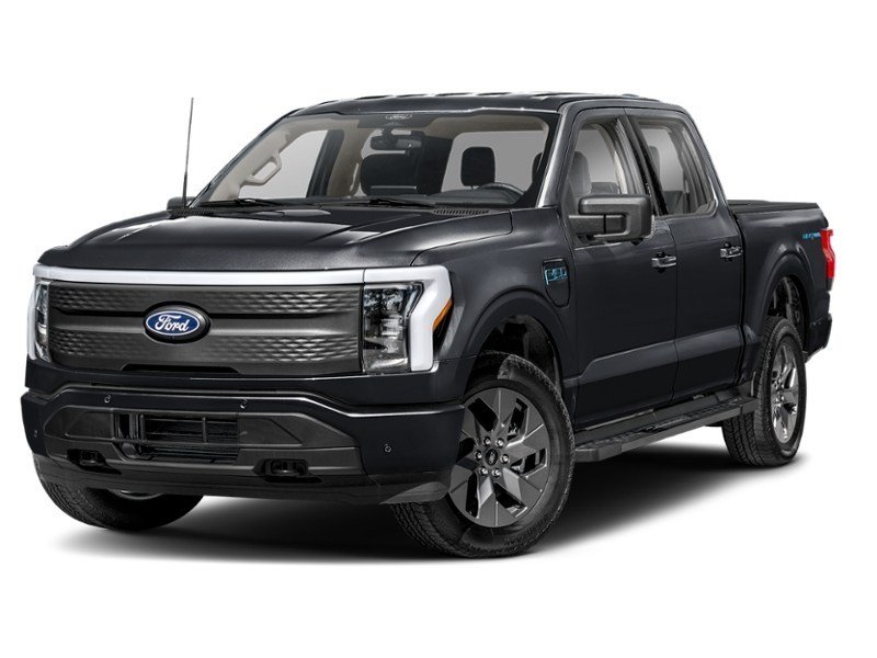 2024 Ford F-150 Lightning Flash | 4X4 | EXT BATT | 360 | ADPTV CRUISE | 20s Agate Black Metallic  Shot 4