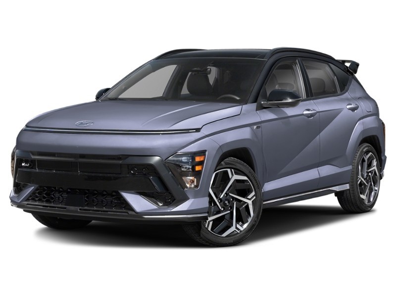 2024 Hyundai Kona 1.6T N Line Ultimate AWD w/Two-Tone Roof Meta Blue w/Abyss Black Roof  Shot 4
