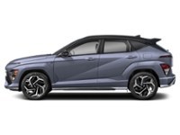 2024 Hyundai Kona 1.6T N Line Ultimate AWD w/Two-Tone Roof Meta Blue w/Abyss Black Roof  Shot 3