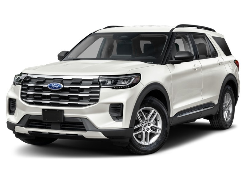 2026 Ford Explorer Active w/200A Pkg 4WD Star White Metallic Tri-Coat  Shot 11