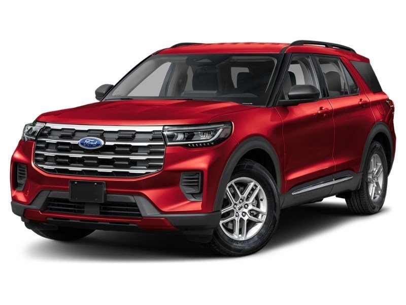 2027 Ford Explorer Active w/200A Pkg 4WD Ruby Red Metallic Tinted Clearcoat  Shot 4