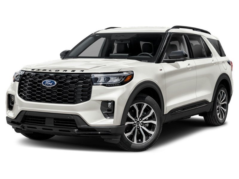 2026 Ford Explorer ST-Line 4WD Star White Metallic Tri-Coat  Shot 4
