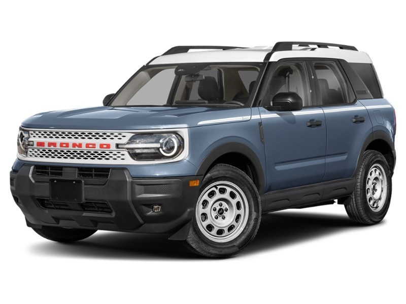 2026 Ford Bronco Sport Heritage 4x4 Azure Grey Metallic Tri-Coat  Shot 1