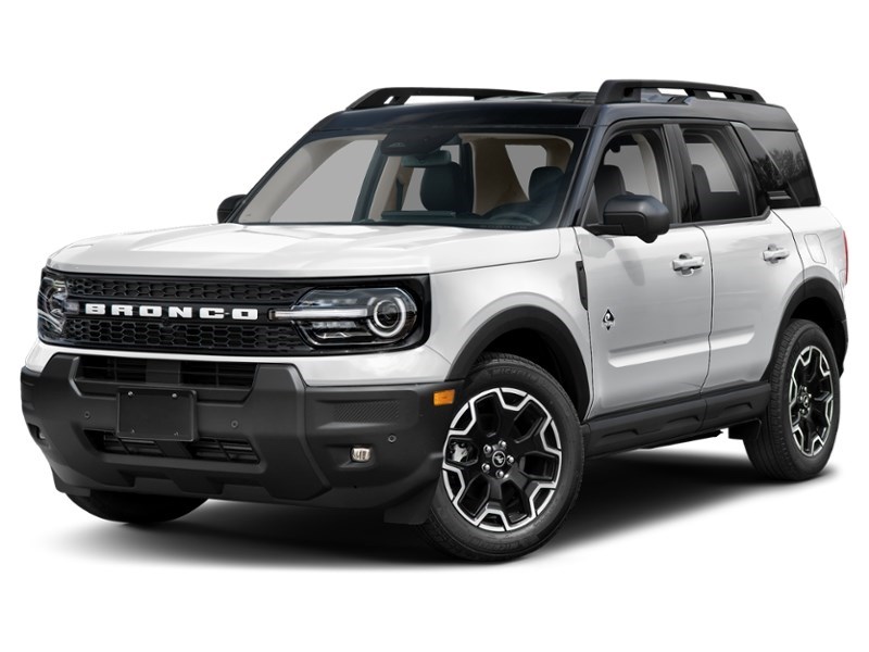 2026 Ford Bronco Sport Outer Banks 4x4 Space White Metallic  Shot 1